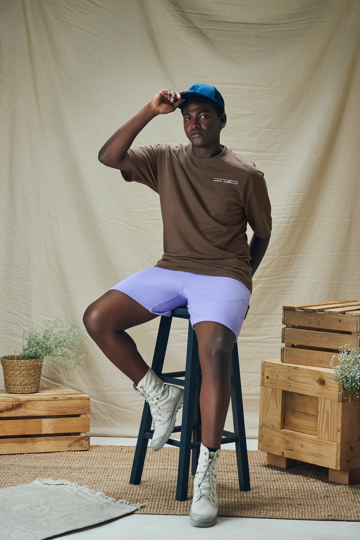 Culture Oversized T-shirt (Coffee)
