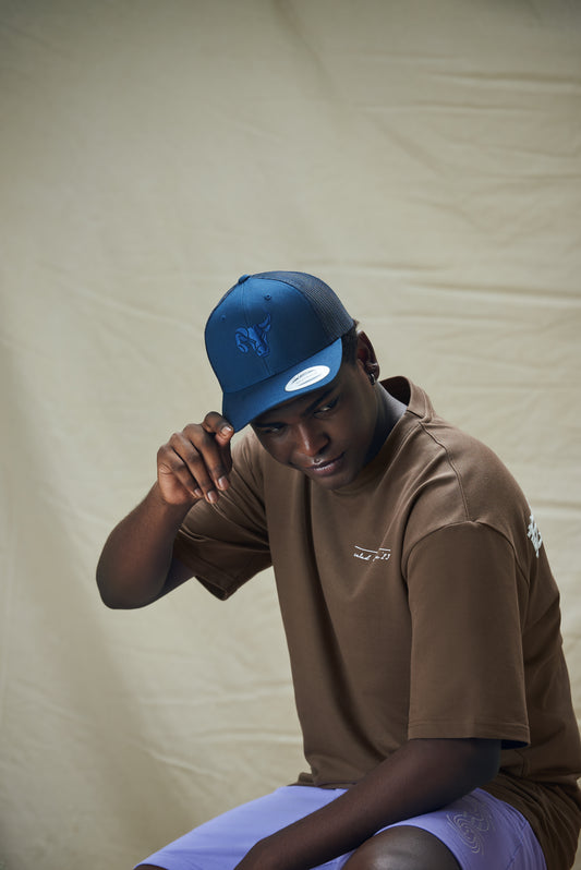 Navy Trucker Cap