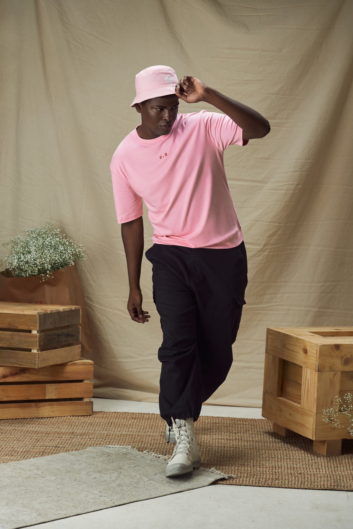 2.0 OVERSIZED T-SHIRT (PINK)