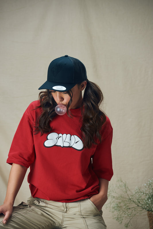 Trucker cap 3d design black in design - women
