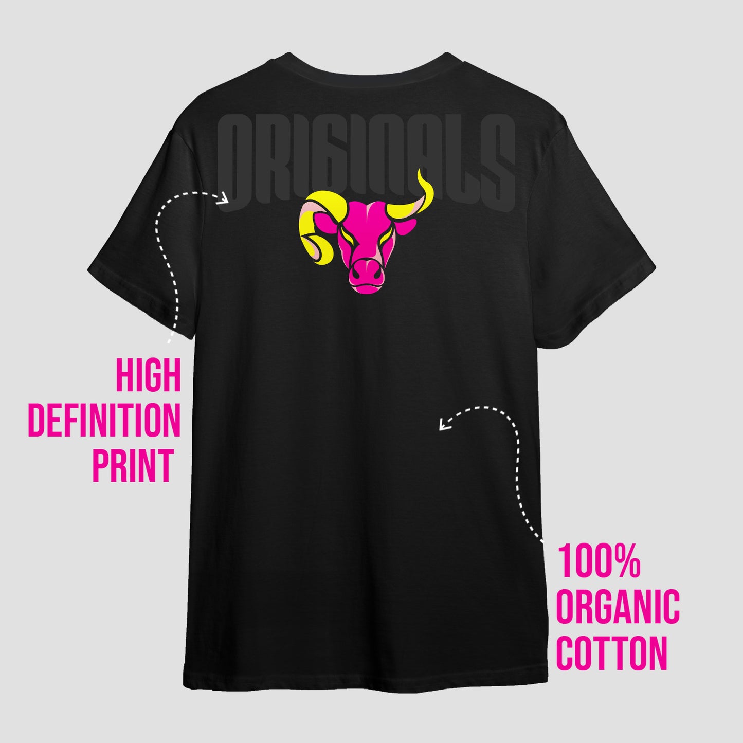 HD Print Design Tee Made With Organic Cotton