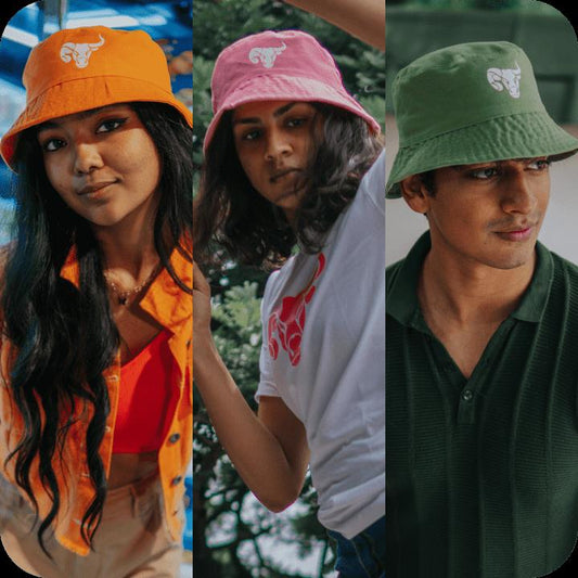 Salud Assorted Color Stylish Unisex Bucket Hats