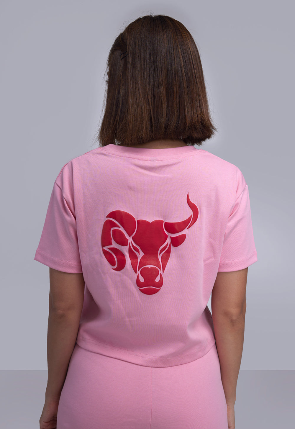 Pink Solid Tee By Salud Culture