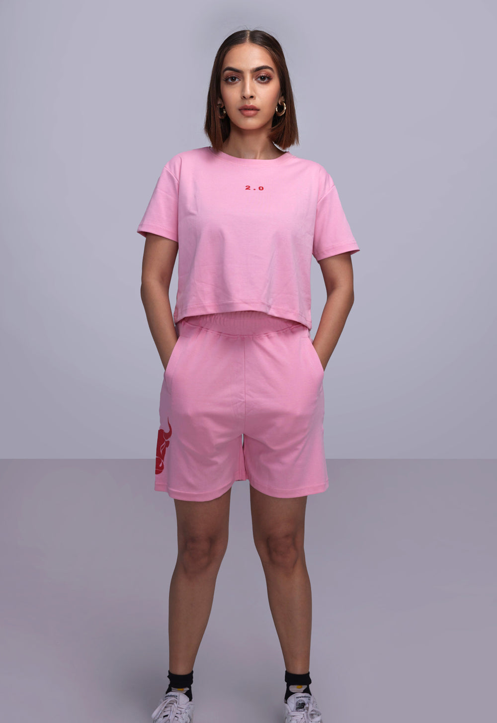 Oversize Pink Top For Women