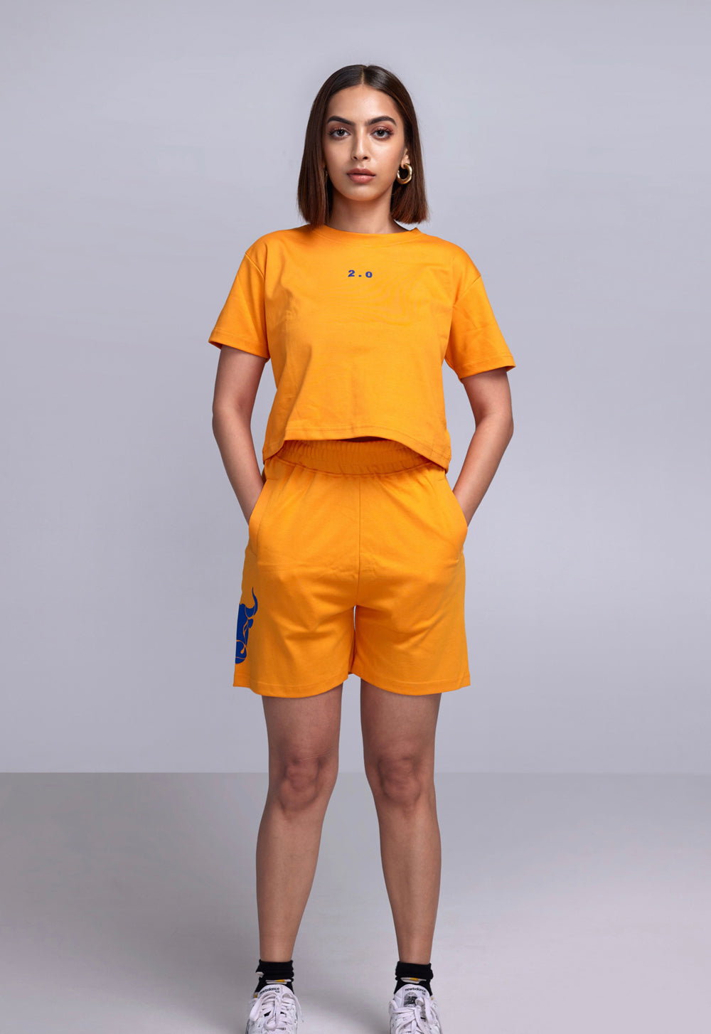 Salud Orange Color Top For Women