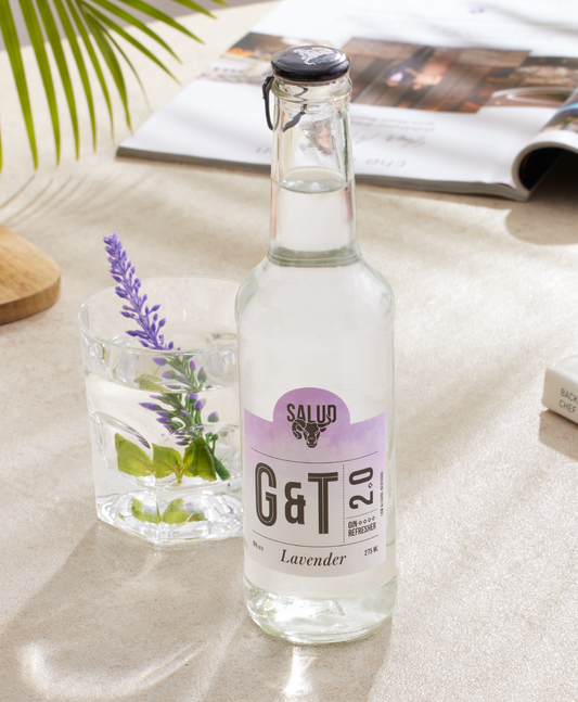 Salud Gin Refresher Drink Lavender Flavour